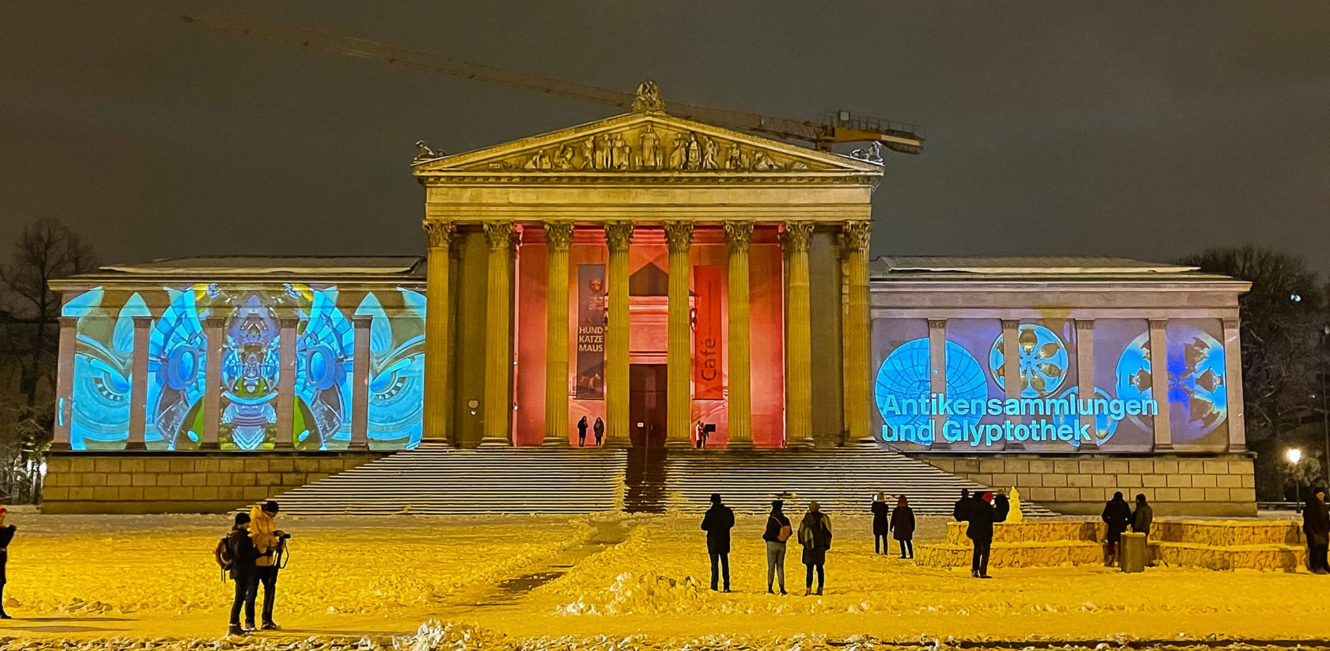 Titan Laser Projectors illuminate The Kunstareal
