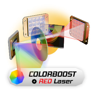 ColorBoost + Red Laser
