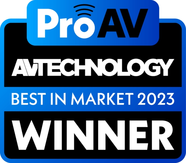 AV Technology Pro AV Award 2023 winner badge