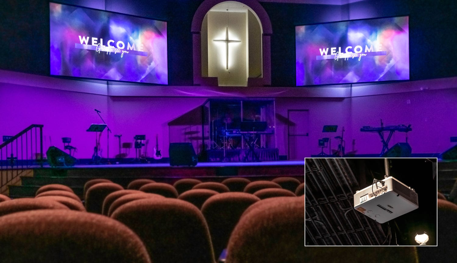 Digital Projection Lets the Light Shine at Lighthouse World Outreach Center