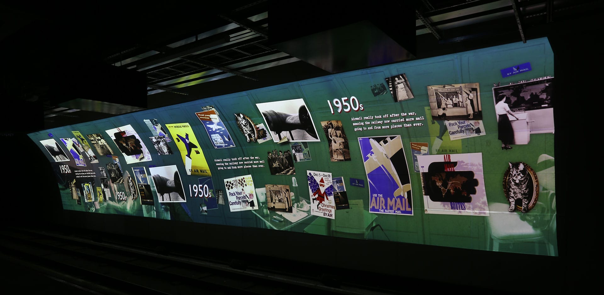Digital Projection at London’s Mail Rail