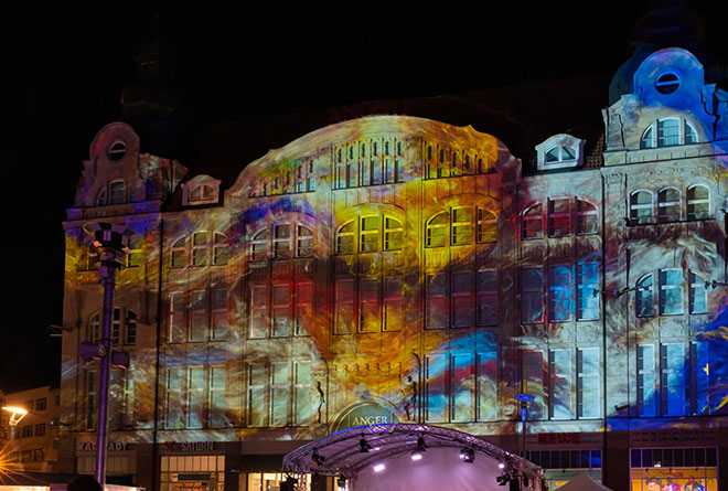 Every year, on 3rd October, Germany celebrates the Day of German Unity with a three day long citizen’s festival (Bürgerfest). The celebrations are hosted by a major city, and in 2022 that honour fell to Erfurt, state capital Thuringia.