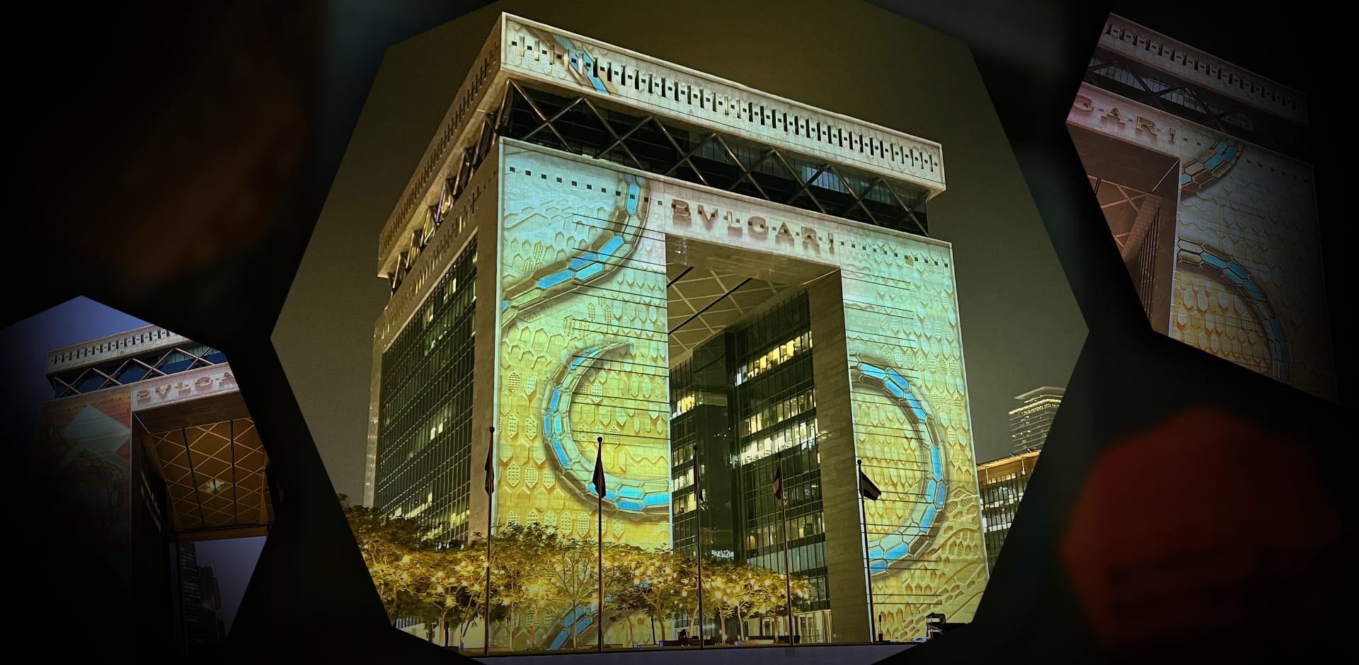 Italian luxury fashion house Bulgari recently relied on the power, brightness and reliability of Digital Projection’s TITAN and M-Vision range to give Dubai’s iconic Gate Building a serpentine makeover in celebration of the 75th anniversary of its Serpenti iconic collection.