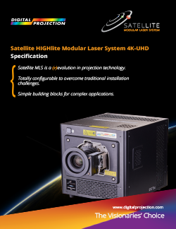 Digital Projection Satellite Highlite 4K UHD Spec Sheet