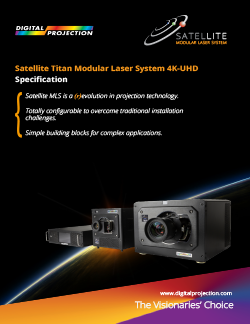 Digital Projection Satellite Titan 4K UHD Spec Sheet