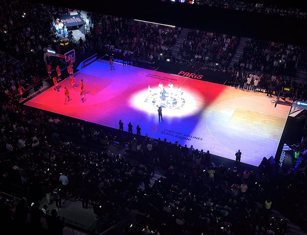 Digital Projection lights up the court with Paris Basketball — case study