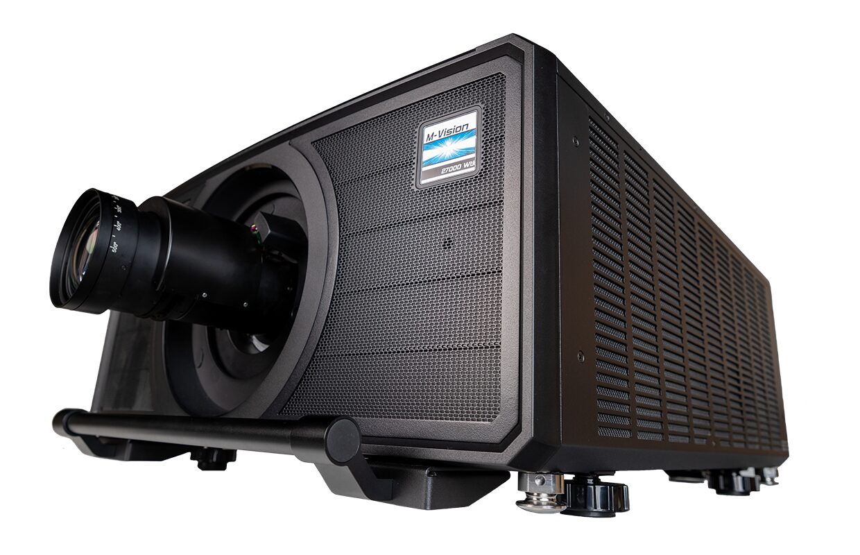 Studio Series LED cabinet — installed view